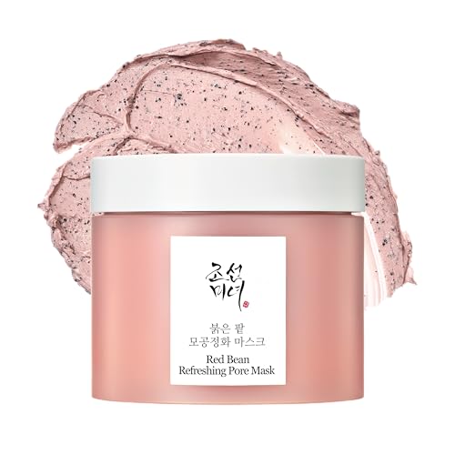 BEAUTY OF JOSEON Red Bean Refreshing Pore Mask, Absorbs Sebum and Removes Wastes without Dryness or Tightness, Provides a Refreshing Cooling, 140 ml, 4.73 fl oz