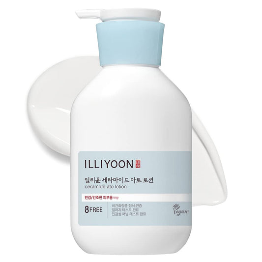 ILLIYOON Ceramide Ato Lotion, Sooths and Revives Skin, Smoothing Benefits, Deeply Nourishes and Revitalizes the Skin, Supports and Fortifies Skin Health and Vitality, 350ml, 11.83 fl oz