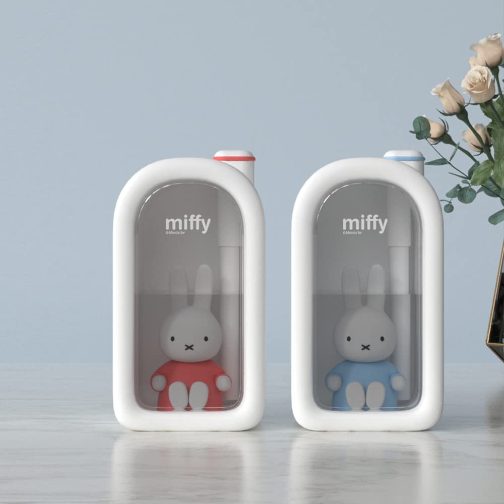 MIFFY Cool Mist Humidifier, Ultrasonic Quiet, Mini Cute Humidifier with Night Light for Bedroom, Babies, Nursery, Office: Humidifier in Your Bedroom will Allow You to Sleep and Breathe Better, Automatically Shuts Down, 380ml