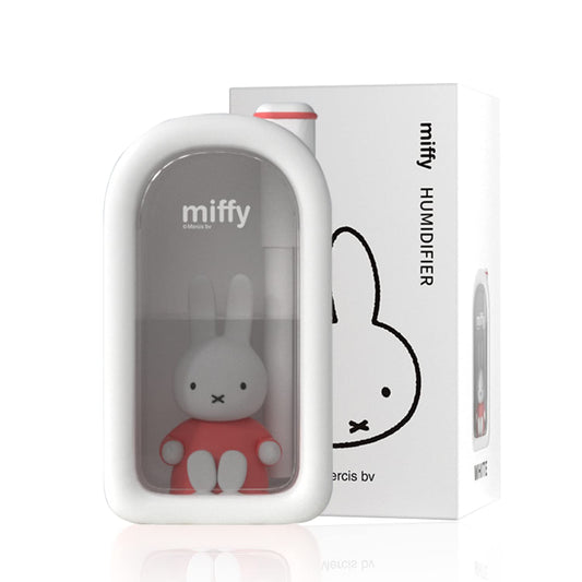 MIFFY Cool Mist Humidifier, Ultrasonic Quiet, Mini Cute Humidifier with Night Light for Bedroom, Babies, Nursery, Office: Humidifier in Your Bedroom will Allow You to Sleep and Breathe Better, Automatically Shuts Down, 380ml