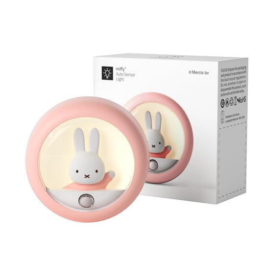 MIFFY Motion Sensor Night Light that Lights upon Detecting Movement, Turns off after 30 Seconds of No Detected Motion, Wide Application: Magnetic Attachment, Hanging, and Table Standing, Use in Bathrooms, Kitchens, Closets, and Stairways (Pink)