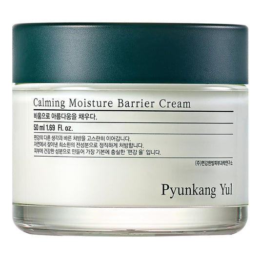 PYUNKANG YUL Calming Moisture Barrier Cream Instantly Soothes Sensitive Skin, Leaves Skin Refreshed and Calm with a Highly Moisturizing Texture, Hyaluronic Acid and Ceramide for Hydration, Vegan,  50 ml, 1.69 fl oz